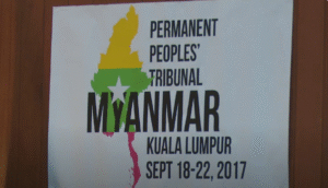 Shwe Keraweik Maung Maung’s testimony at PERMANENT PEOPLES’ TRIBUNAL MYANMAR KUALA LUMPUR 2017