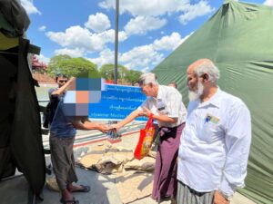 MMAID Provides Emergency Aid to Myanmar Earthquake Victims