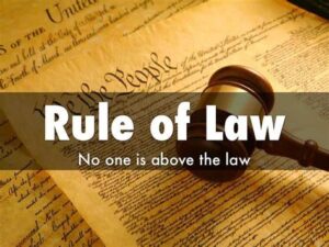 In a Just Nation, No One Is Above the Law