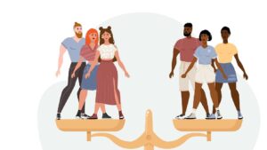 If we discriminate others as foreign because they are different to us, all the others could also look down and discriminate on us because we are also foreign to them