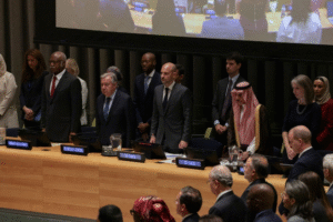 15 Western nations including France and Spain, affirmed their “unwavering support to the vision of the two-state solution”