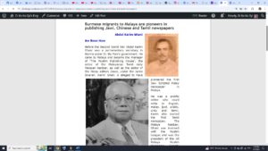 Burmese Migrants and Their Hidden Legacy in Malaya and Beyond