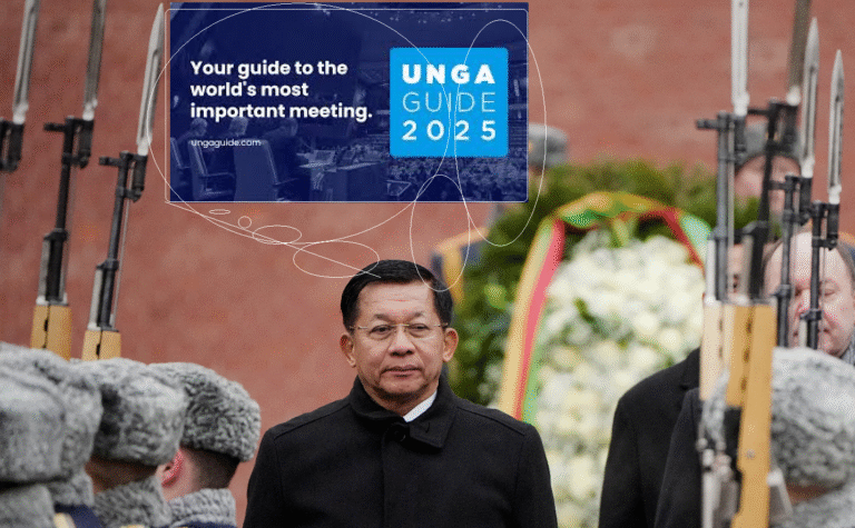 Min Aung Hlaing Shunned in New York, Seeks Spotlight in Moscow