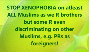 Xenophobia or Anti-Foreigner campaign started during Covid time to bring down TDM. Present Government should resist them