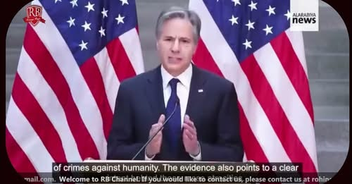 U.S. Secretary of State Antony Blinken formally announced that the US government determined that the Myanmar military committed genocide and crimes against humanity against the Rohingya people
