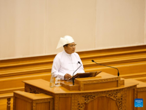 နိုင်ငံတော်စီမံအုပ်ချုပ်ရေးကောင်စီဥက္ကဋ္ဌ၊ ပြည်ထောင်စုသမ္မတမြန်မာနိုင်ငံတော် နိုင်ငံတော်သမ္မတ ဗိုလ်ချုပ်မှူးကြီး မင်းအောင်လှိုင် ထံသို့ အလေးအနက်အကြံပြု တင်ပြသည့် အိတ်ဖွင့်ပေးစာ