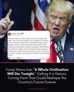 Formal Warning Notice To: Donald J. Trump
