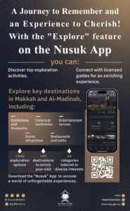 Hajj and Umrah in the Digital Era, Nusuk. အွမ်ရဟ်၊ ဟဂ်ျ လုပ်ပါက Nusuk App က မပါမဖြစ်ပါ