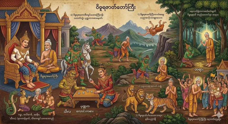 Political and Human Capital Lessons from the Vidhura Jataka ဝိဓူရဇာတ်တော်ကြီး အာဏာလောဘနှင့် မဆင်မခြင် လောင်းကစားခြင်းအန္တရာယ်