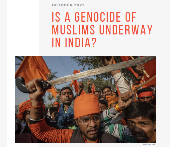Persecution in India: The Eighth Stage of Genocide by GENOCIDE  WATCH