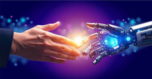The future with AI is blue